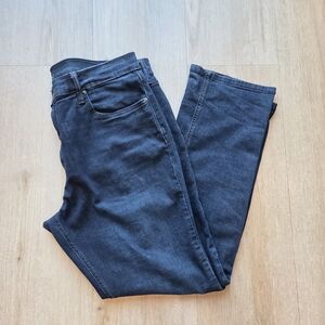 Men's Straight Leg Denim Pants - Dark Blue